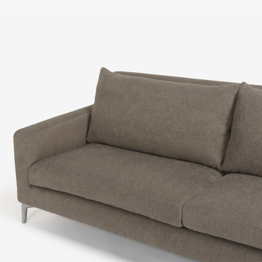 erba(エルバイタリア)ソファ「ベラビスタ」幅200cm 布グレージュ色 FAVOLA403【セール対象品のため26%OFF】【お手入れキットの特典付き】