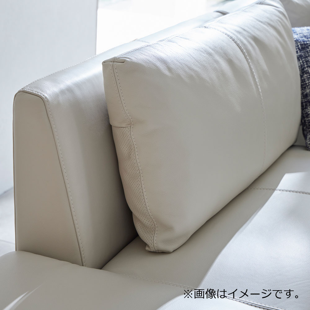 カウチソファ 2点セット「L/S 67(エルエス67)」カウチ背無し(向って左)+片肘カウチ(向って右) 革フロスト色 #J-156E