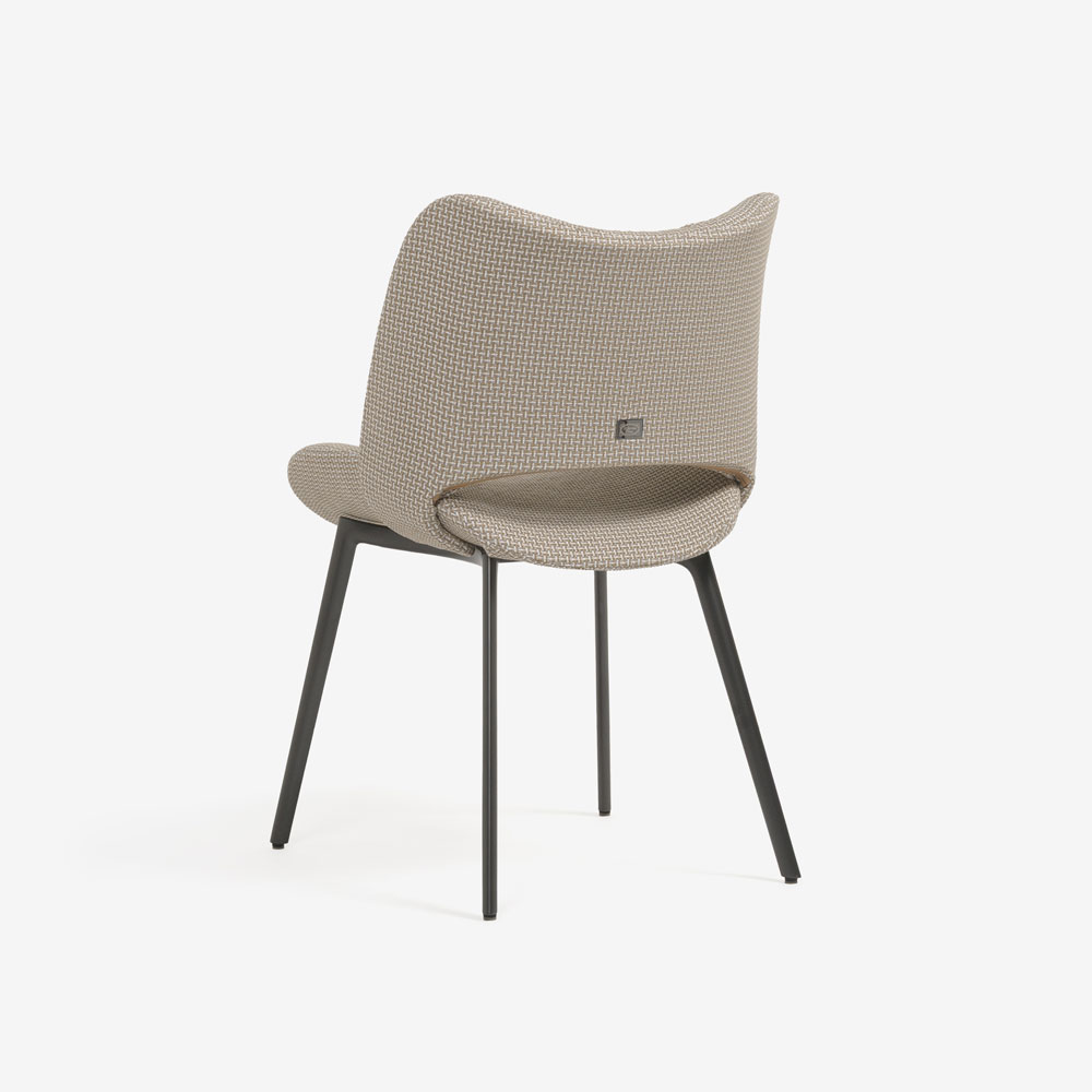 PoltronaFrau（ポルトローナ・フラウ）ダイニングチェア「ナイス」布ブロンドウッド色 #C Re-Stijl Blonde woods