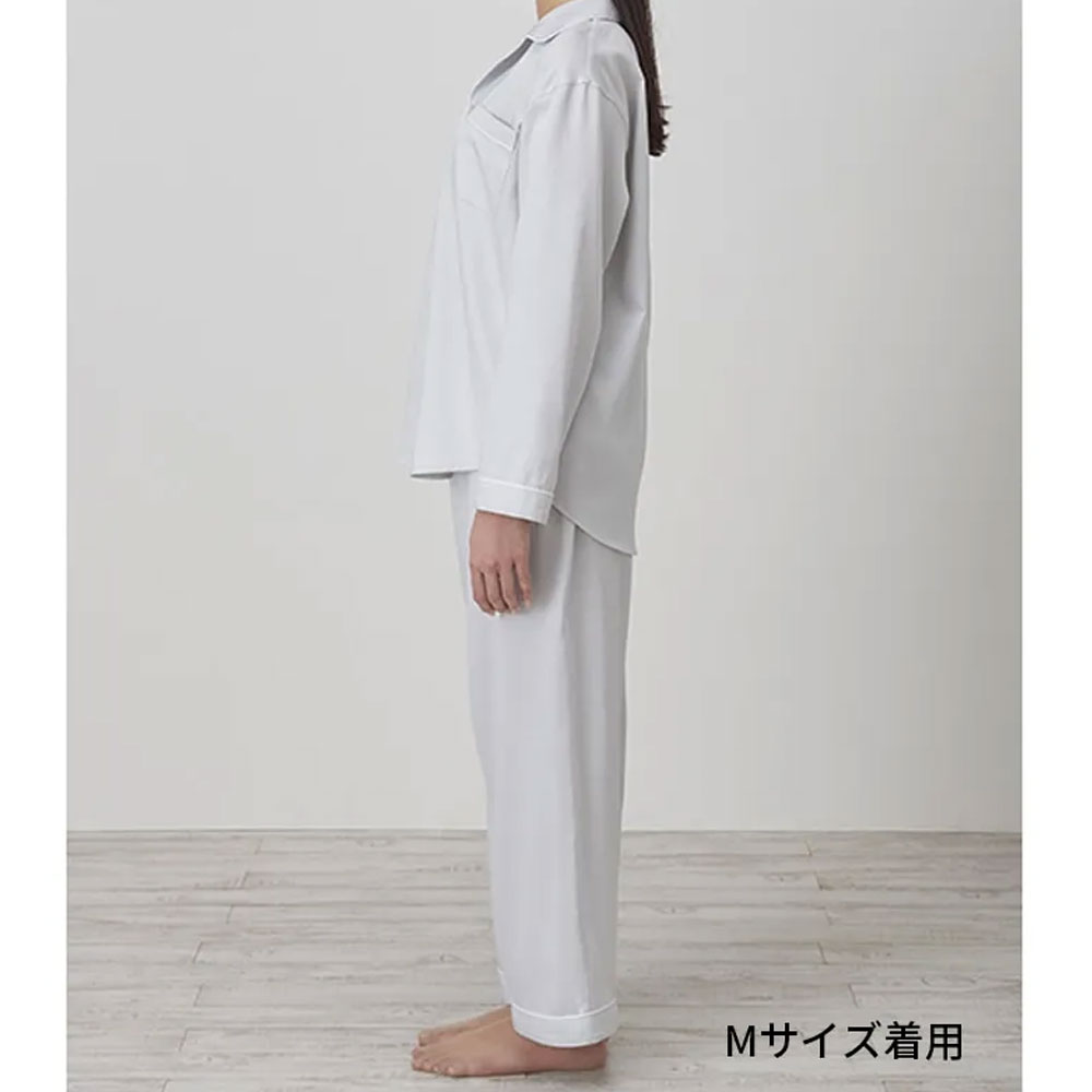 ナイトウェア 上下セット「newmine(ニューミン)コスメティックスナイトウェア NM4603」サテンテラード 男女兼用 全3サイズ 全2色 nishikawa(西川)
