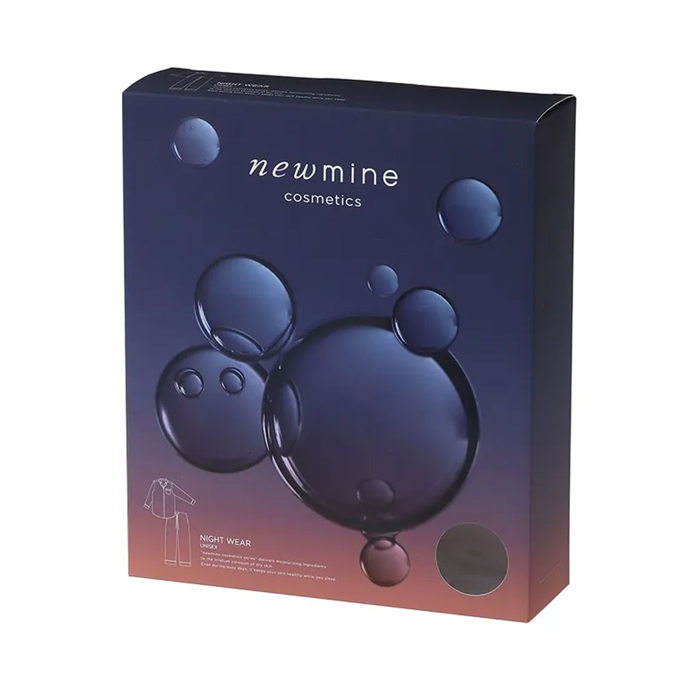 ナイトウェア 上下セット「newmine(ニューミン)コスメティックスナイトウェア NM4603」サテンテラード 男女兼用 全3サイズ 全2色 nishikawa(西川)