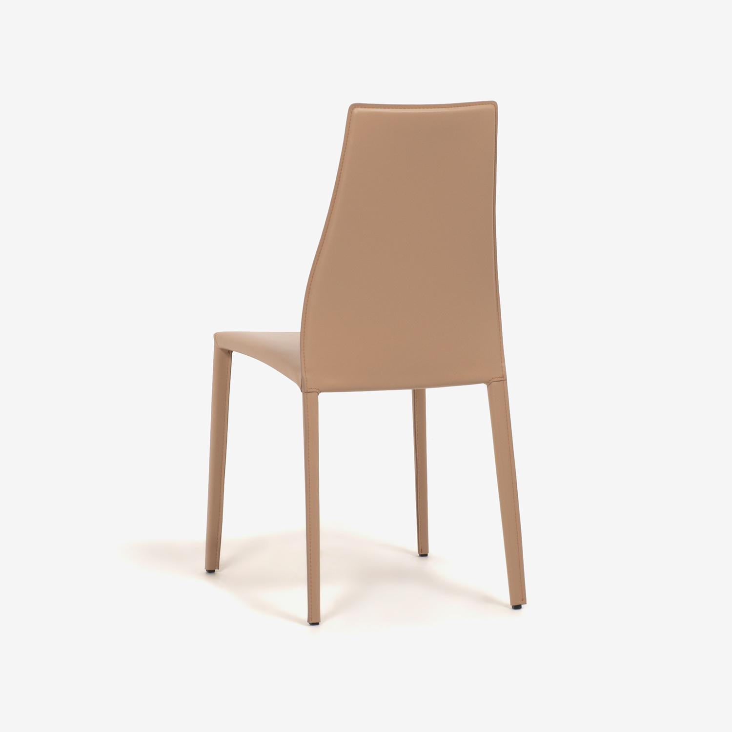 Calligaris（カリガリス）ダイニングチェア「Aida CS1484」革ナチュラル色