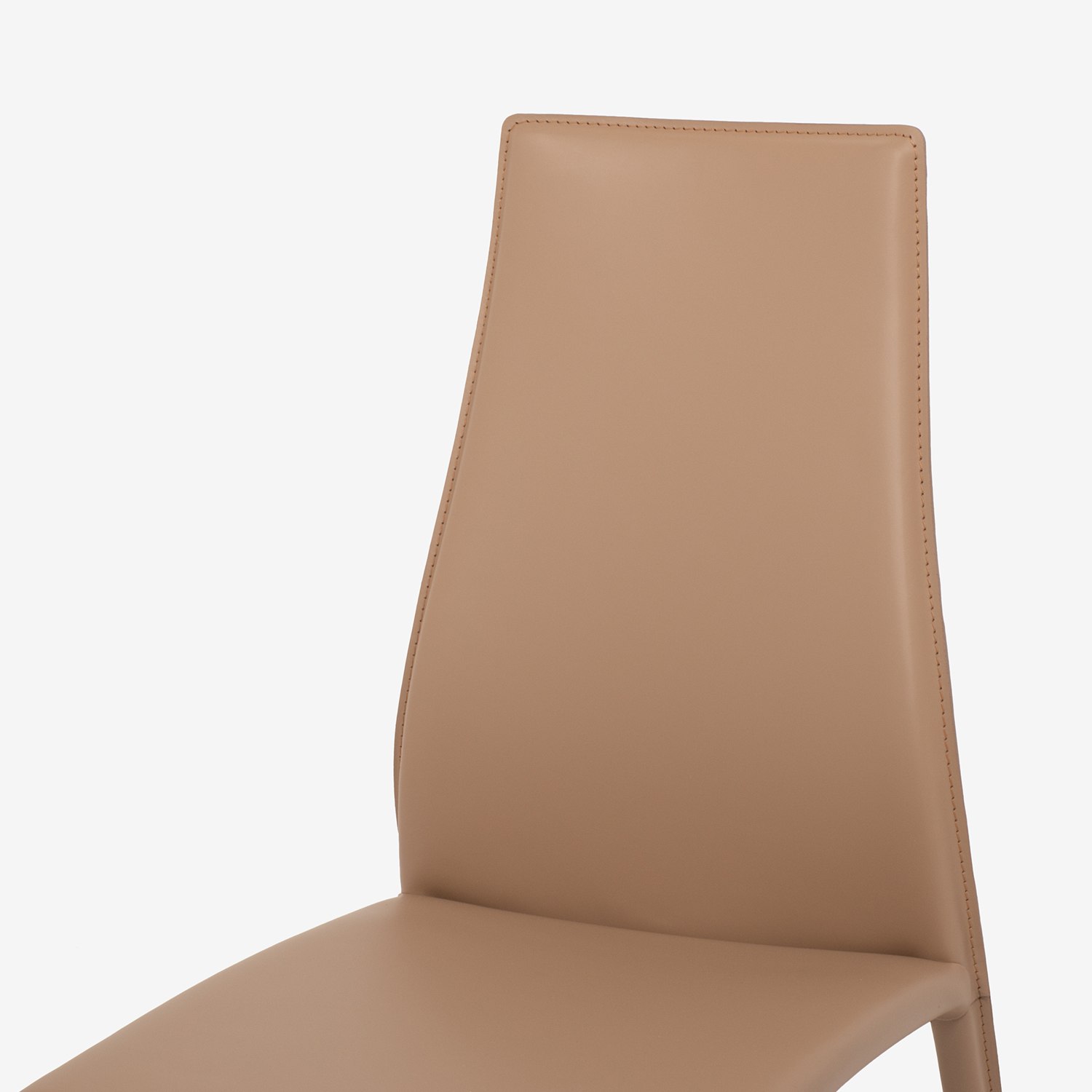 Calligaris（カリガリス）ダイニングチェア「Aida CS1484」革ナチュラル色