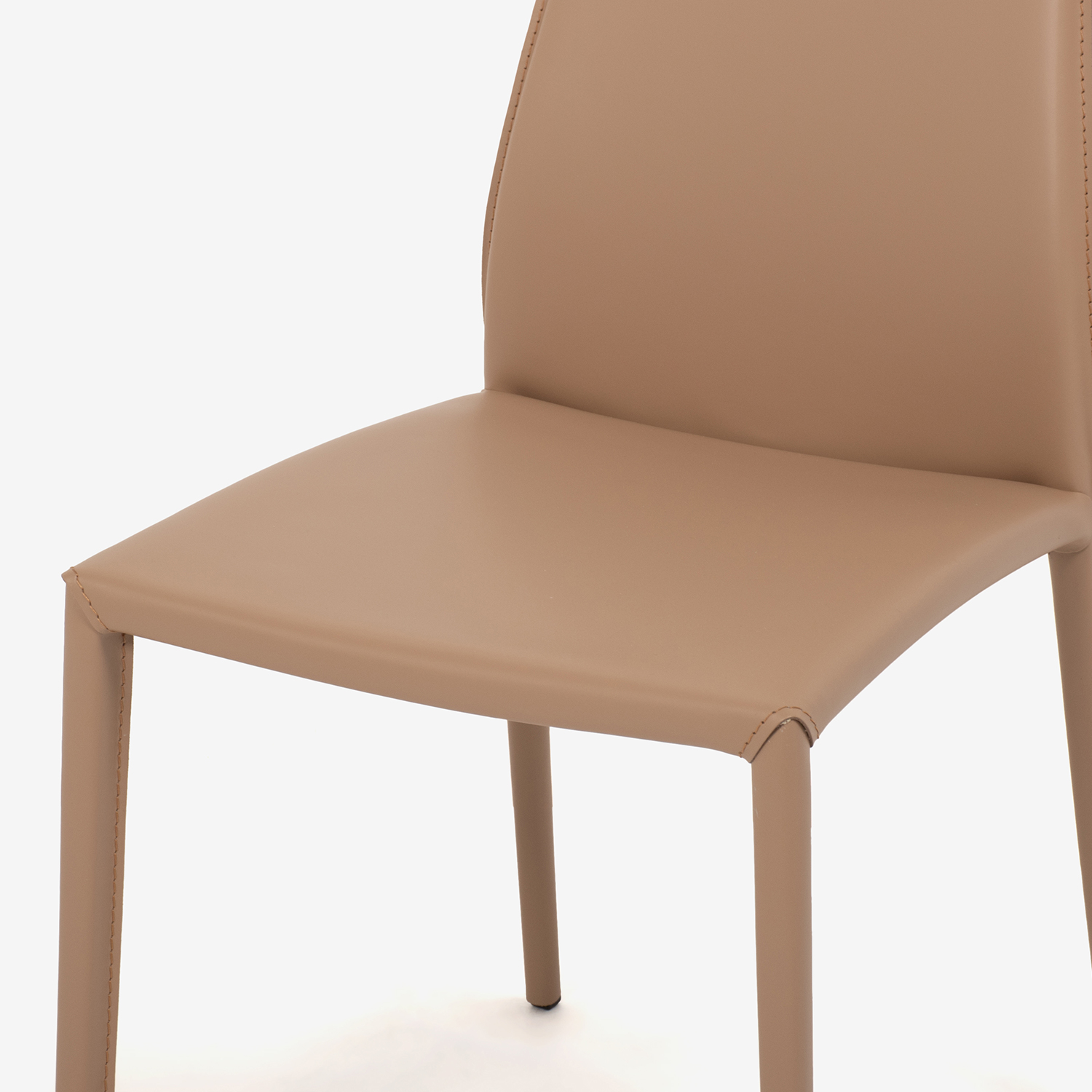 Calligaris（カリガリス）ダイニングチェア「Aida CS1484」革ナチュラル色
