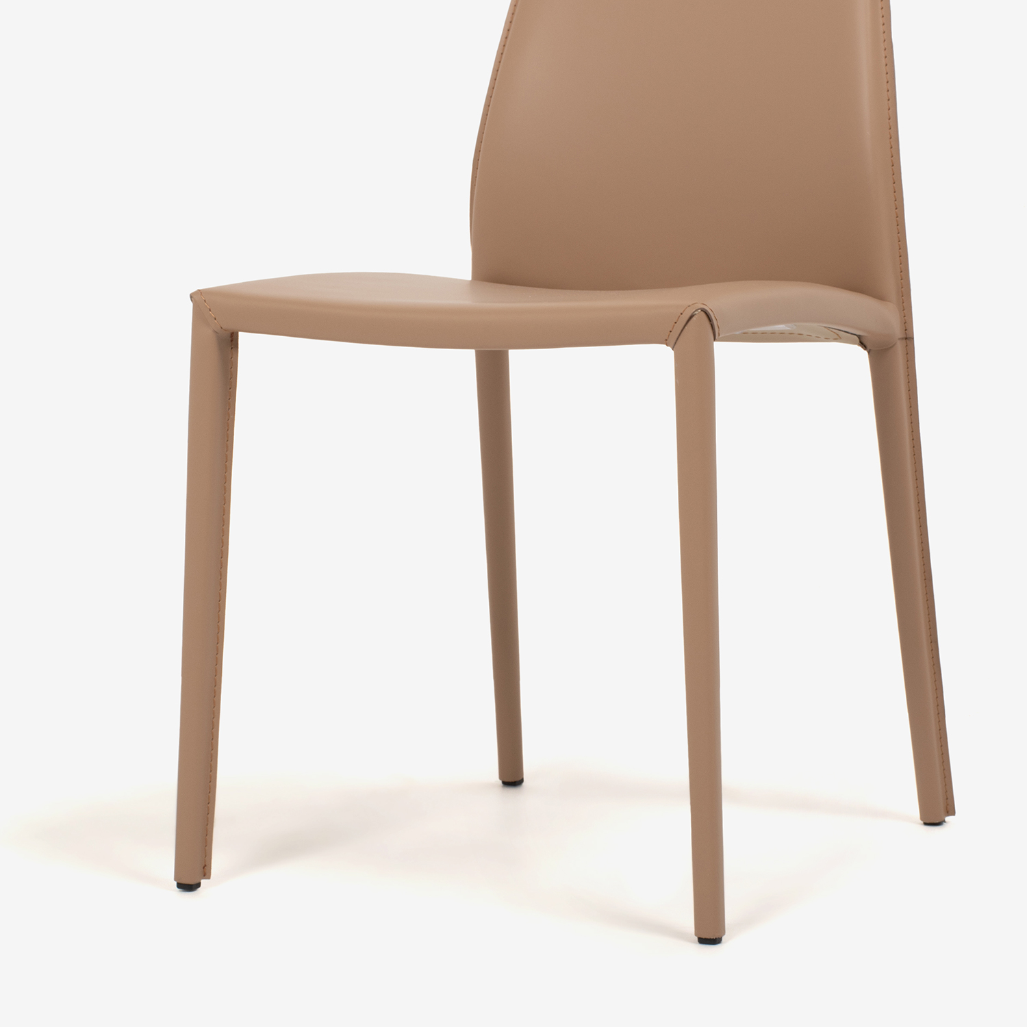 Calligaris（カリガリス）ダイニングチェア「Aida CS1484」革ナチュラル色