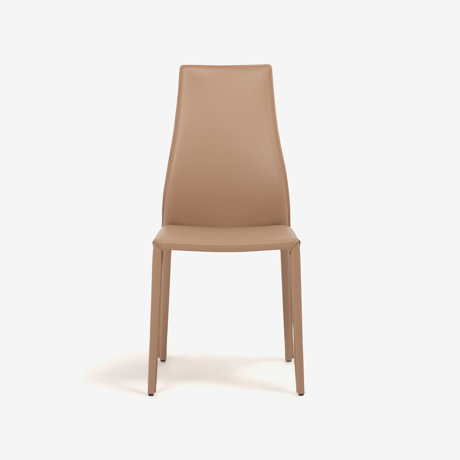Calligaris（カリガリス）ダイニングチェア「Aida CS1484」革ナチュラル色