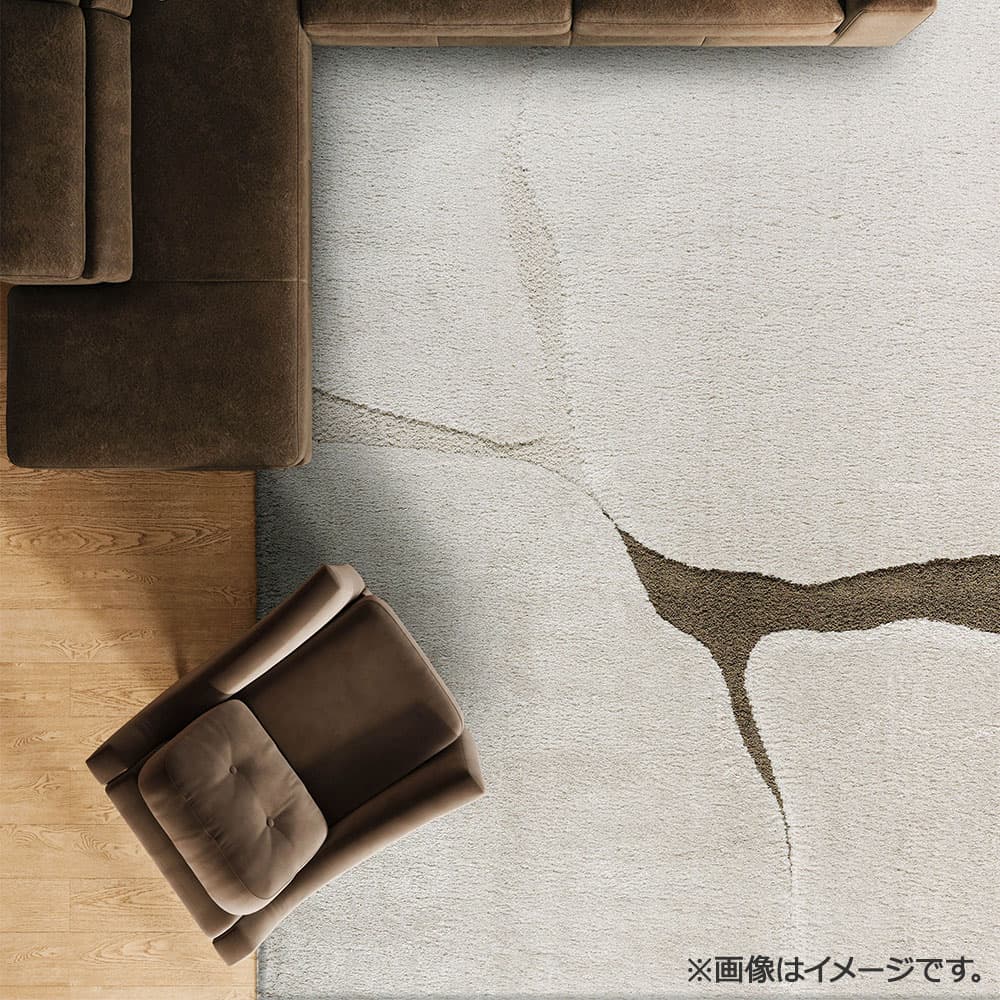 ウィルトンラグ「Elfe エルフ」6292(ベージュ・アイボリー)全4サイズ 防炎