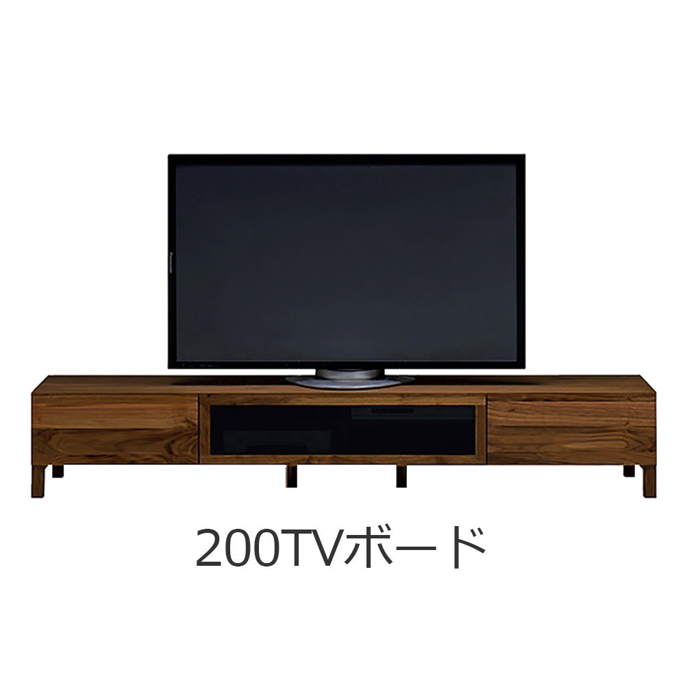 テレビボード「レッチェ」ウォールナット材 全5サイズ