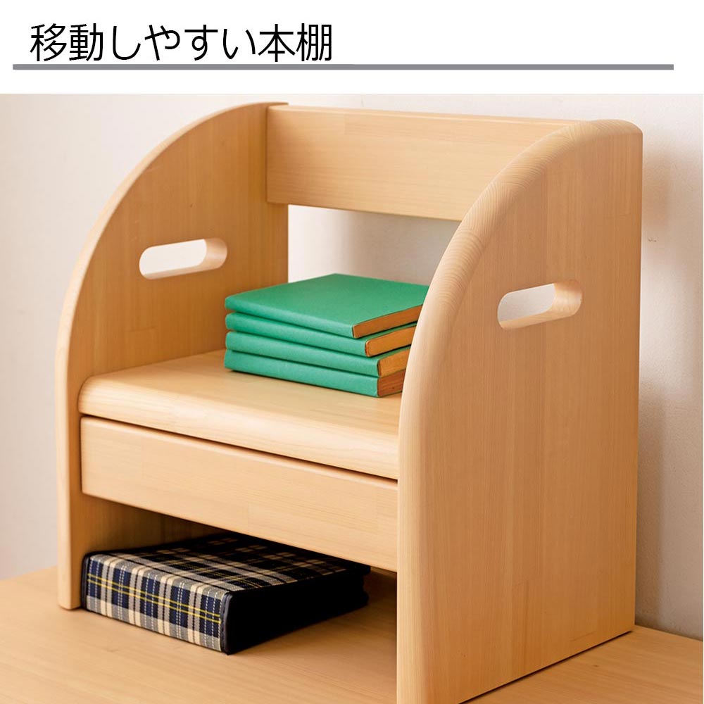 小島工芸 学習デスク「90ポライト」幅90cm ヒノキ材 全2色 デスクマット付き【受注生産品】