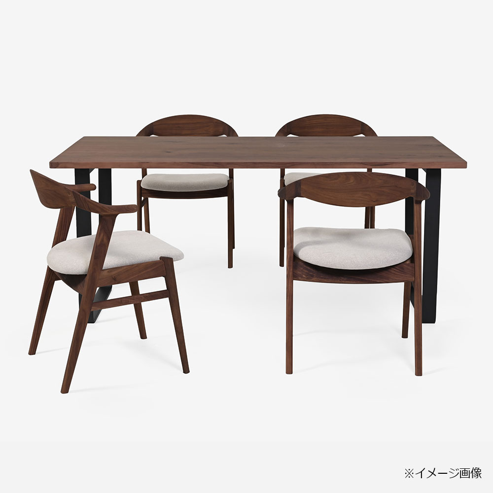 ダイニングチェア(半肘付き)「フィルプラス Cタイプ」樹種・塗装色5種 張地17種【受注生産品】