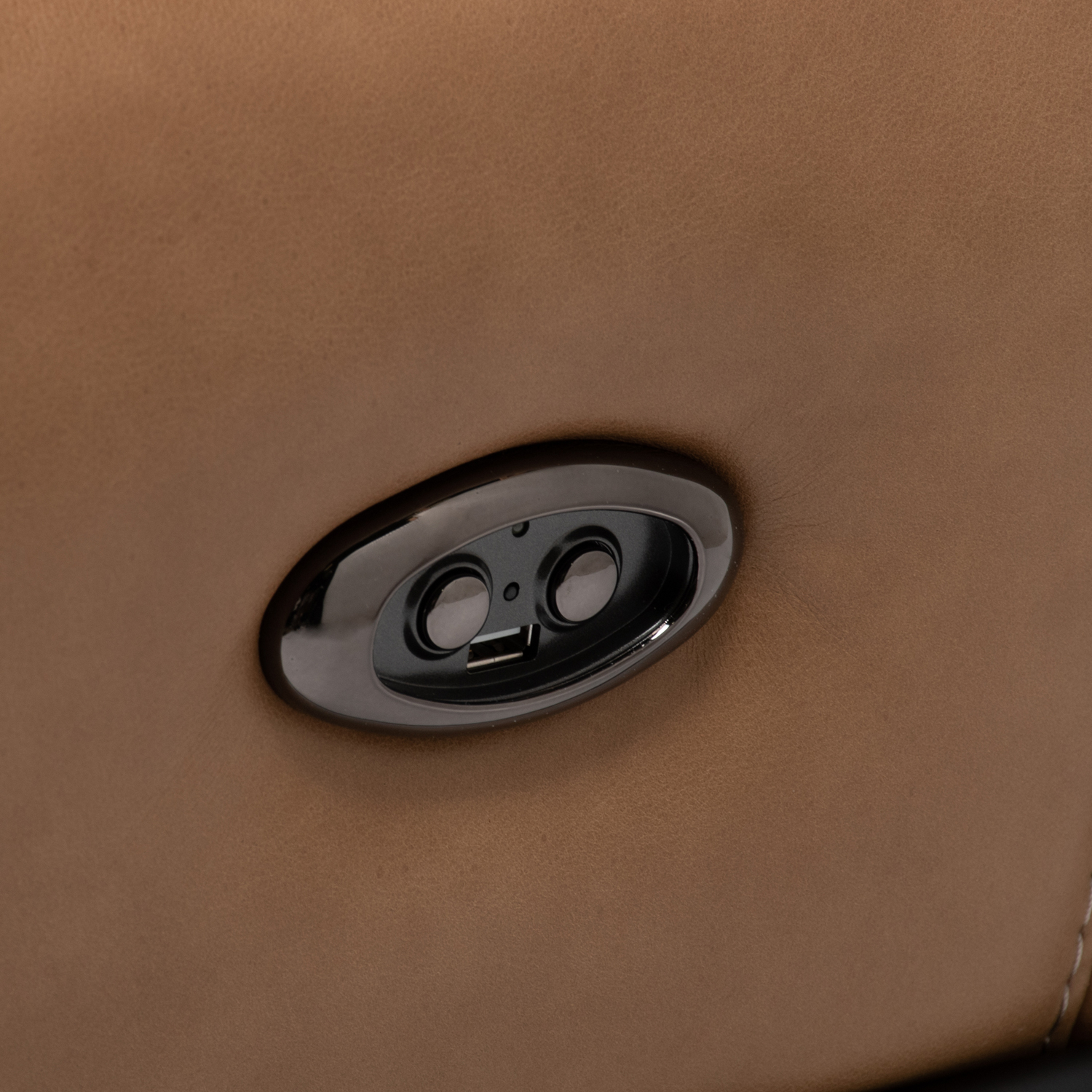 電動リクライニングソファ「L/S Motion 60(エルエスモーション60)」3人掛け 幅194cm 革プラリン色 #L431-E