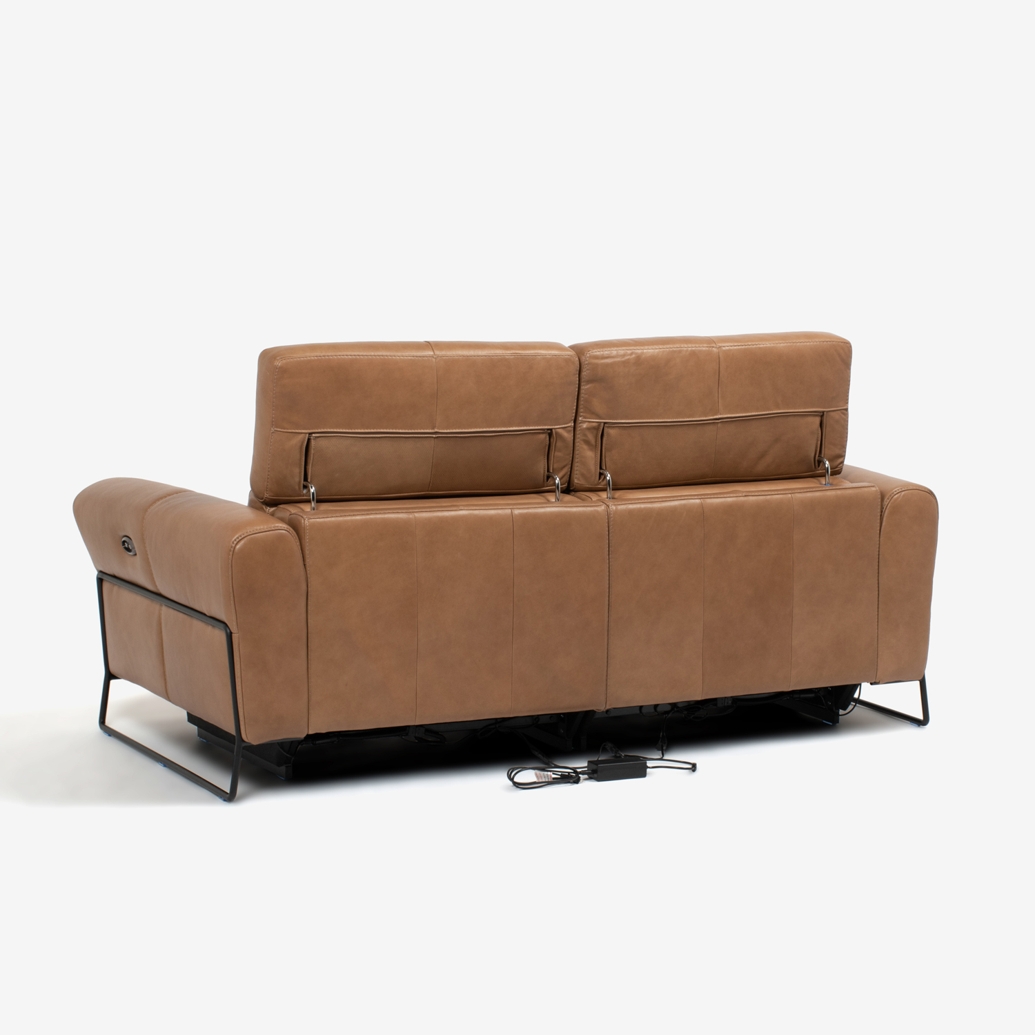 電動リクライニングソファ「L/S Motion 60(エルエスモーション60)」3人掛け 幅194cm 革プラリン色 #L431-E