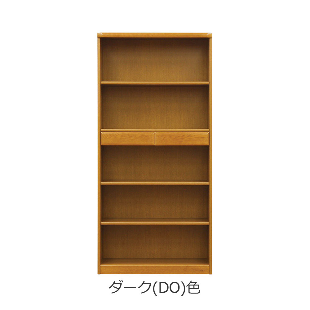 浜本工芸 書棚「No.3600A・No.3608A」オープンタイプ 幅85.1cm 高さ180cm 全2色［No.3600］