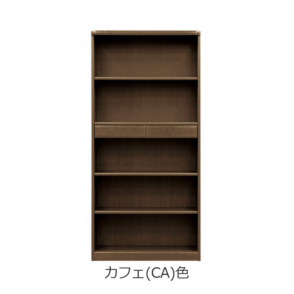 浜本工芸 書棚「No.3600A・No.3608A」オープンタイプ 幅85.1cm 高さ180cm 全2色［No.3600］