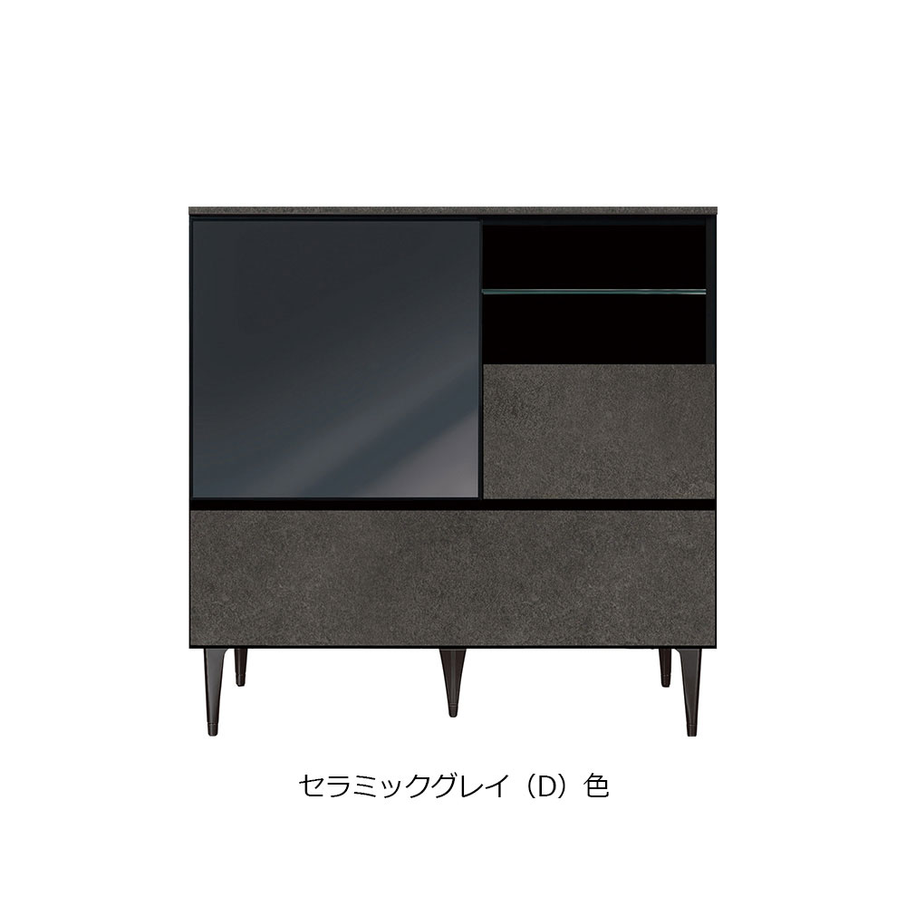 AYANO（綾野製作所）サイドボード「ゼノ ノワール ZL-90UD」幅90cm 全6色【セール対象品のため5%OFF】