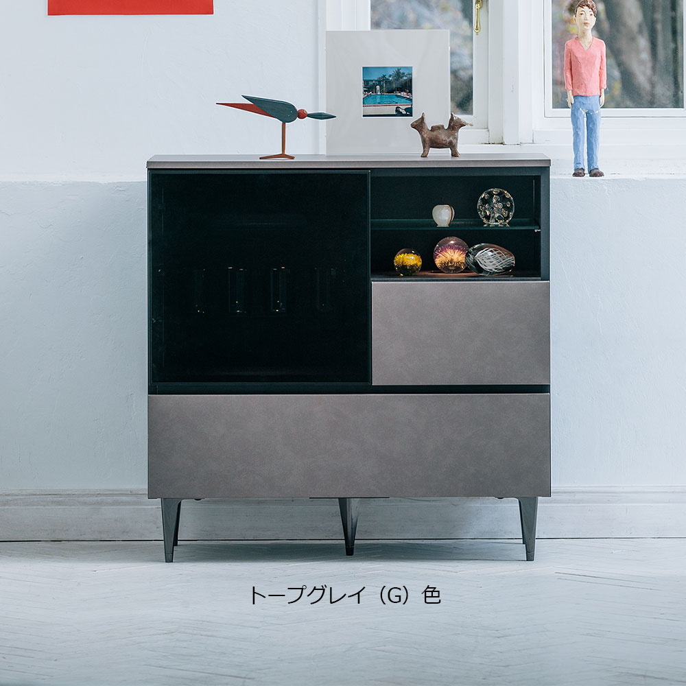 AYANO（綾野製作所）サイドボード「ゼノ ノワール ZL-90UD」幅90cm 全6色【セール対象品のため5%OFF】