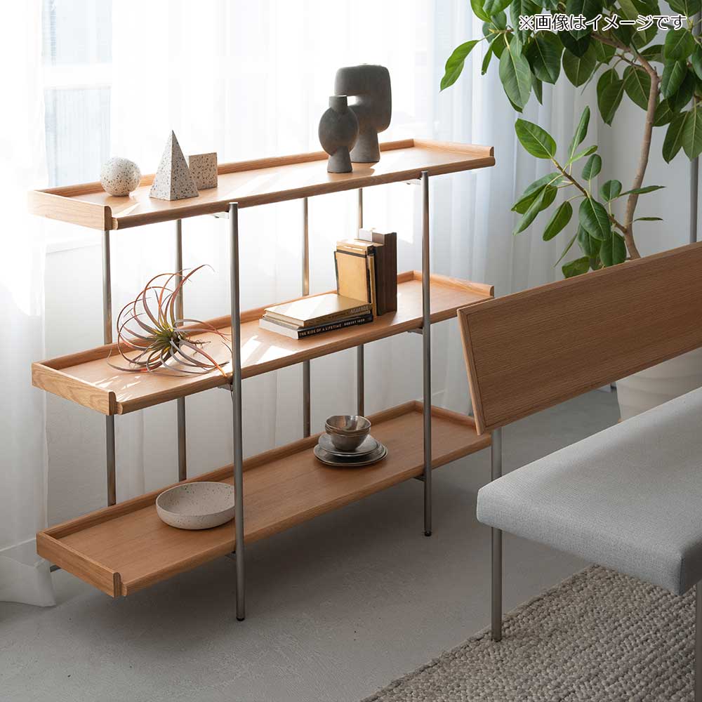 シェルフ 「キスト 」 幅120cm オーク材 全2サイズ【セール対象品のため5%OFF】