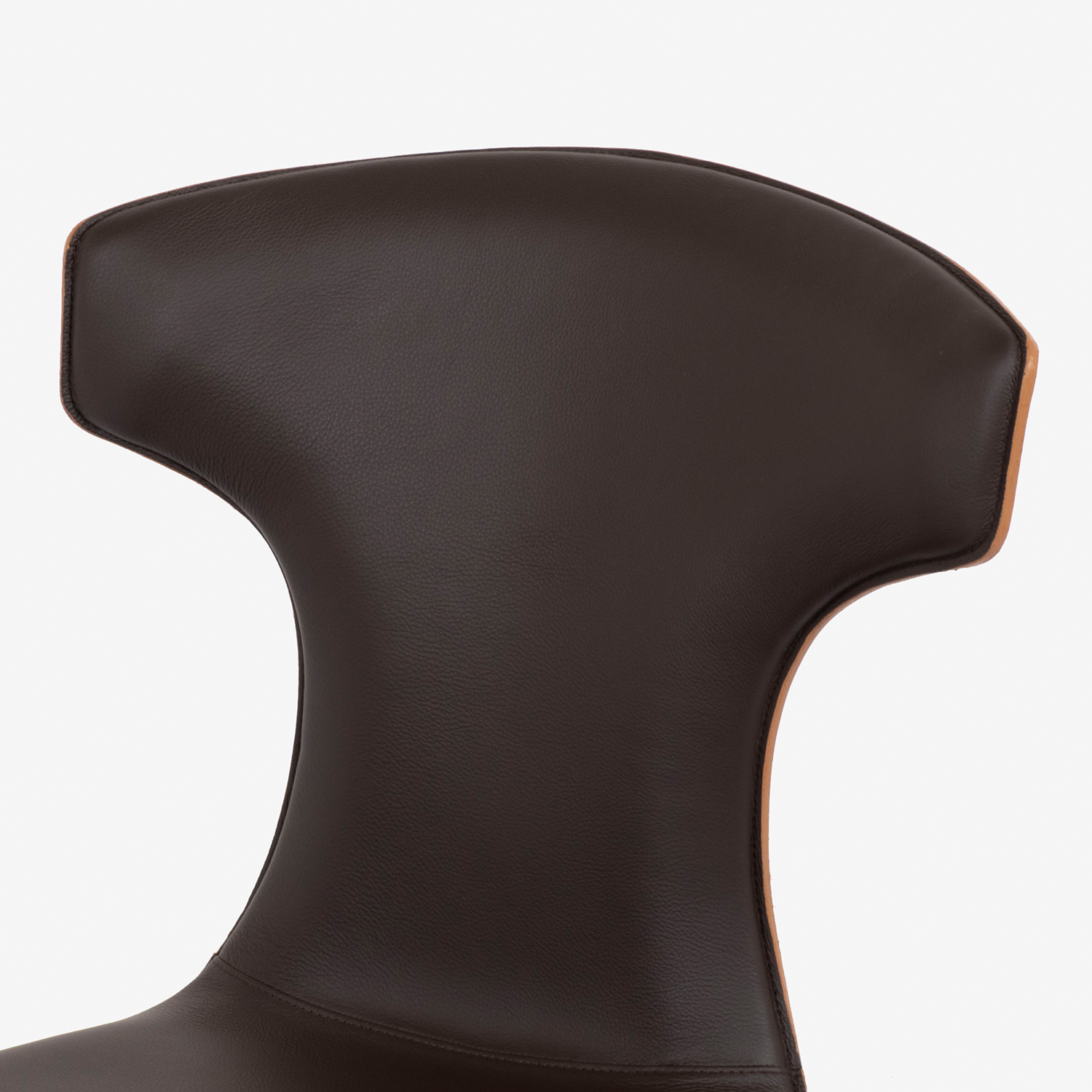 PoltronaFrau(ポルトローナ・フラウ)ダイニングチェア「モンテーラ」革 ハバナブラウン色/キャメル色