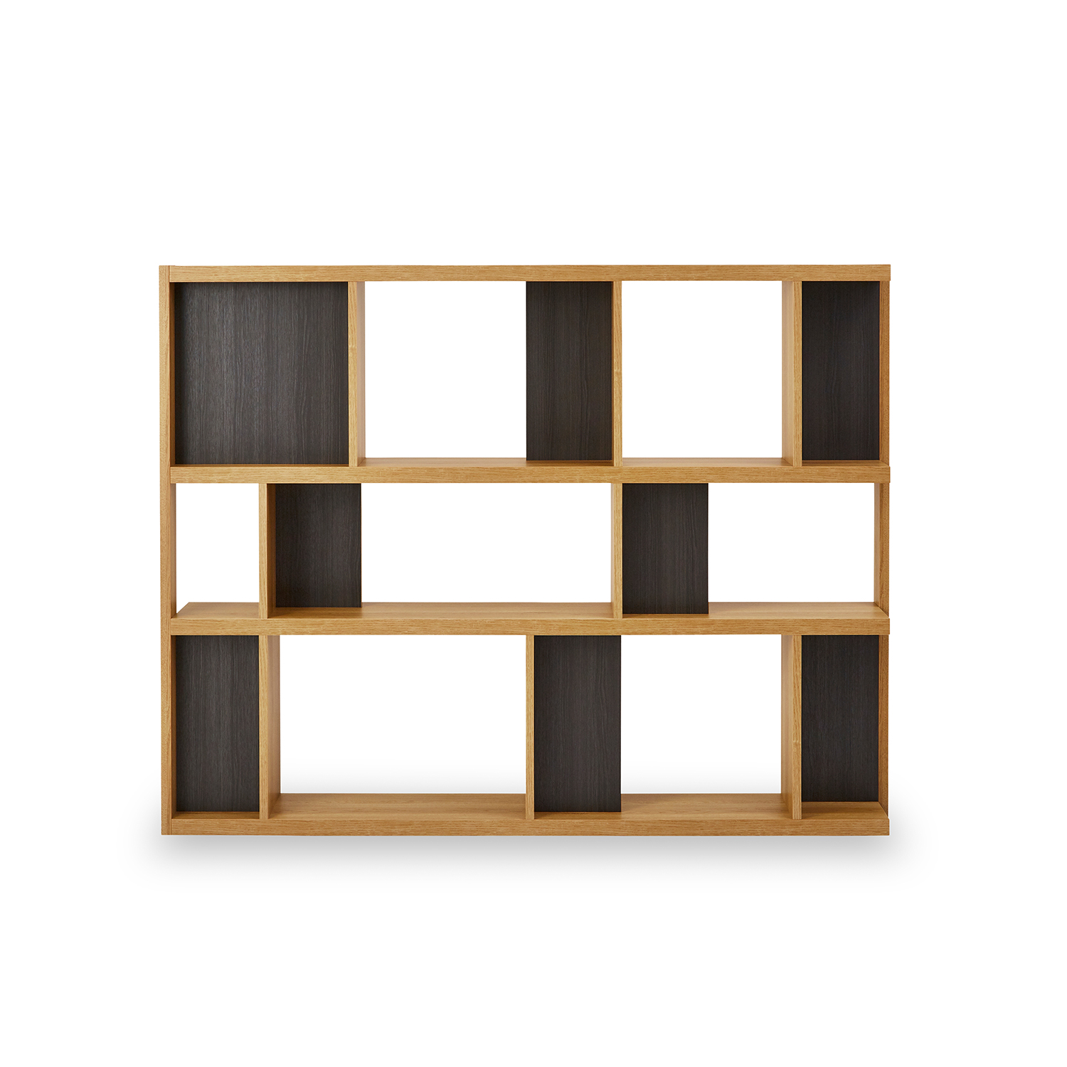 シェルフ「ローナ」幅180cm ハイタイプ OAK オーク色【セール対象品のため5%OFF】