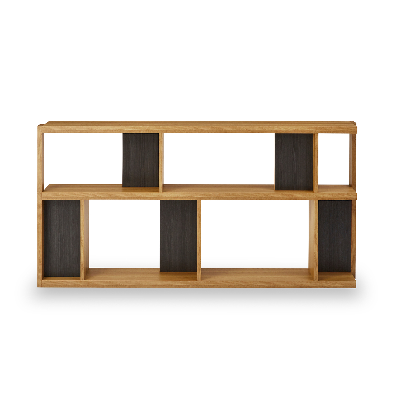 シェルフ「ローナ」幅180cm ロータイプ OAK オーク色【セール対象品のため5%OFF】
