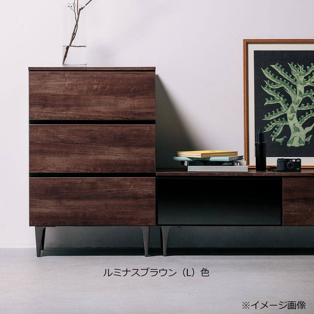 AYANO(綾野製作所)サイドボード「ゼノ ノワール ZL-60D」引出し 幅60cm 全6色【セール対象品のため5%OFF】