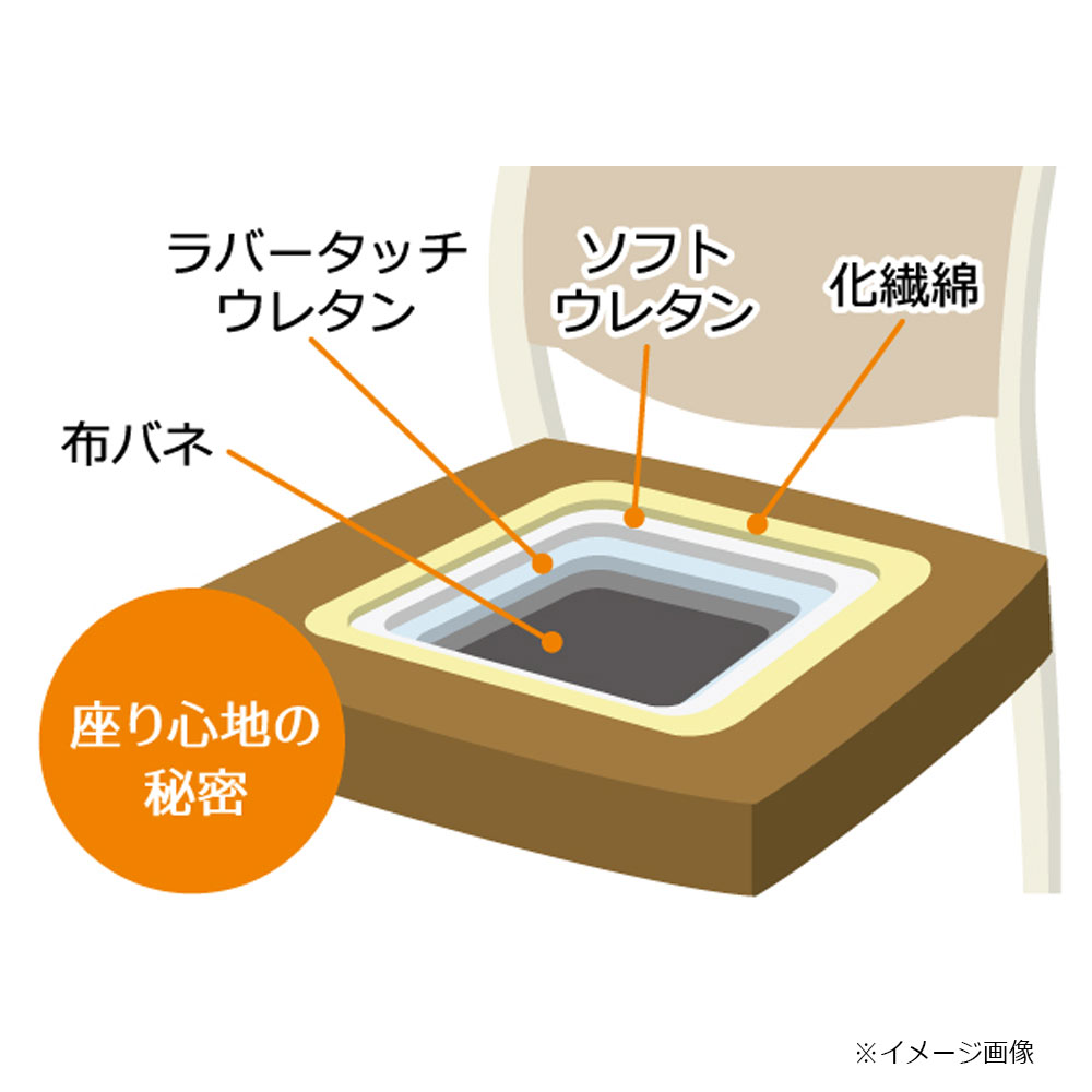 浜本工芸　ダイニングチェア「DC-5400・5404・5408」ナラ材  木部全3色 合成皮革#B全14色［No.5400］