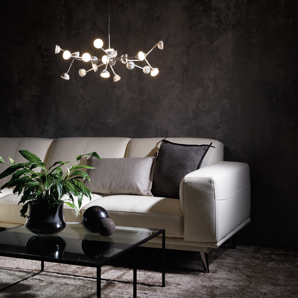 シャンデリア「MAN-6261/24LED」約8〜10畳用