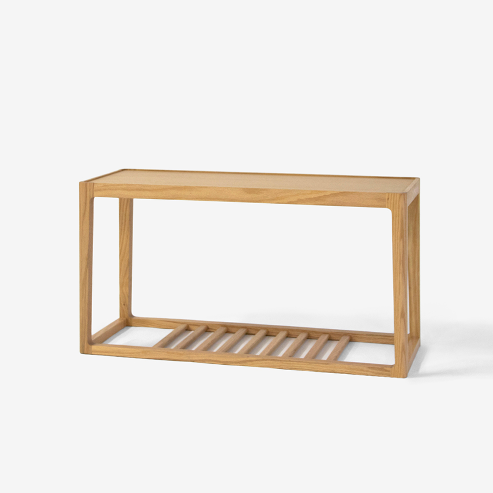 IKASAS（イカサ）サイドテーブル「APARTMENT-アパートメント-TEA TABLE 80」幅80cm オーク材【次回入荷未定】