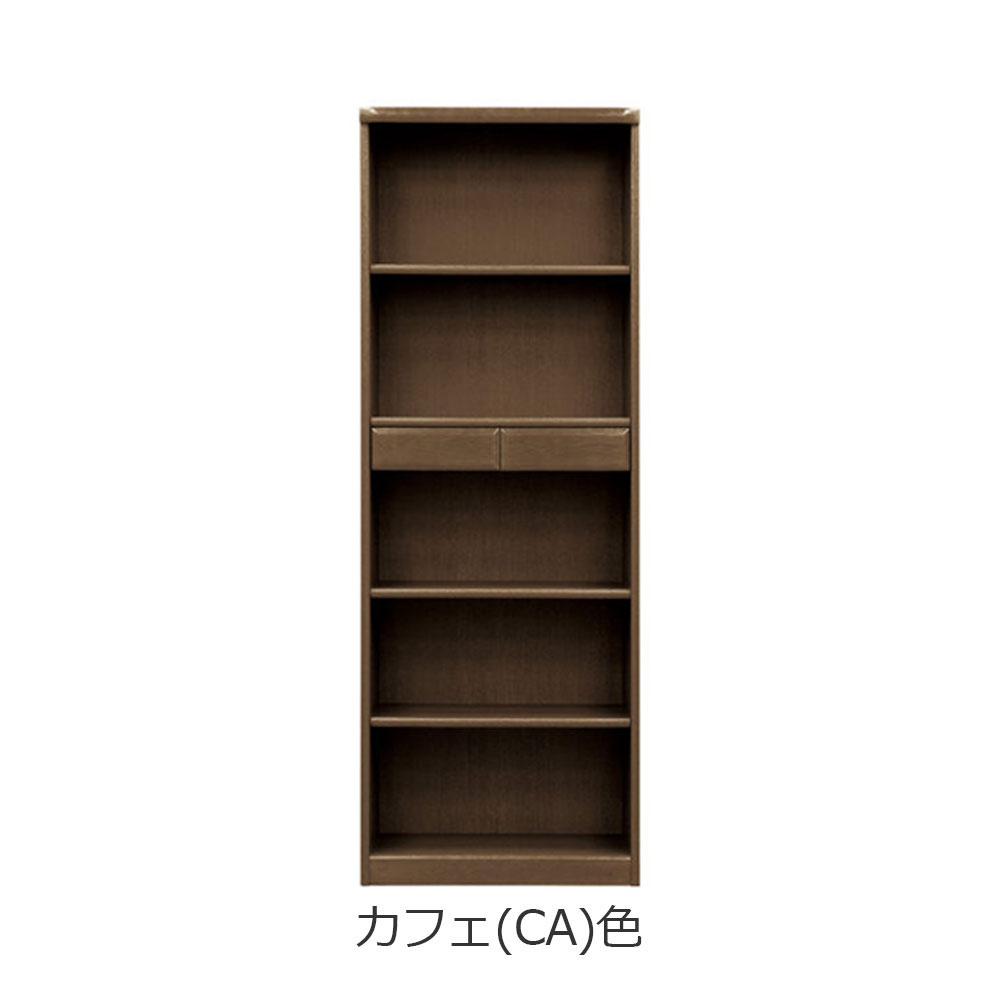 浜本工芸 書棚「No.3600A・No.3608A」オープンタイプ 幅65.1cm 高さ180cm 全2色［No.3600］