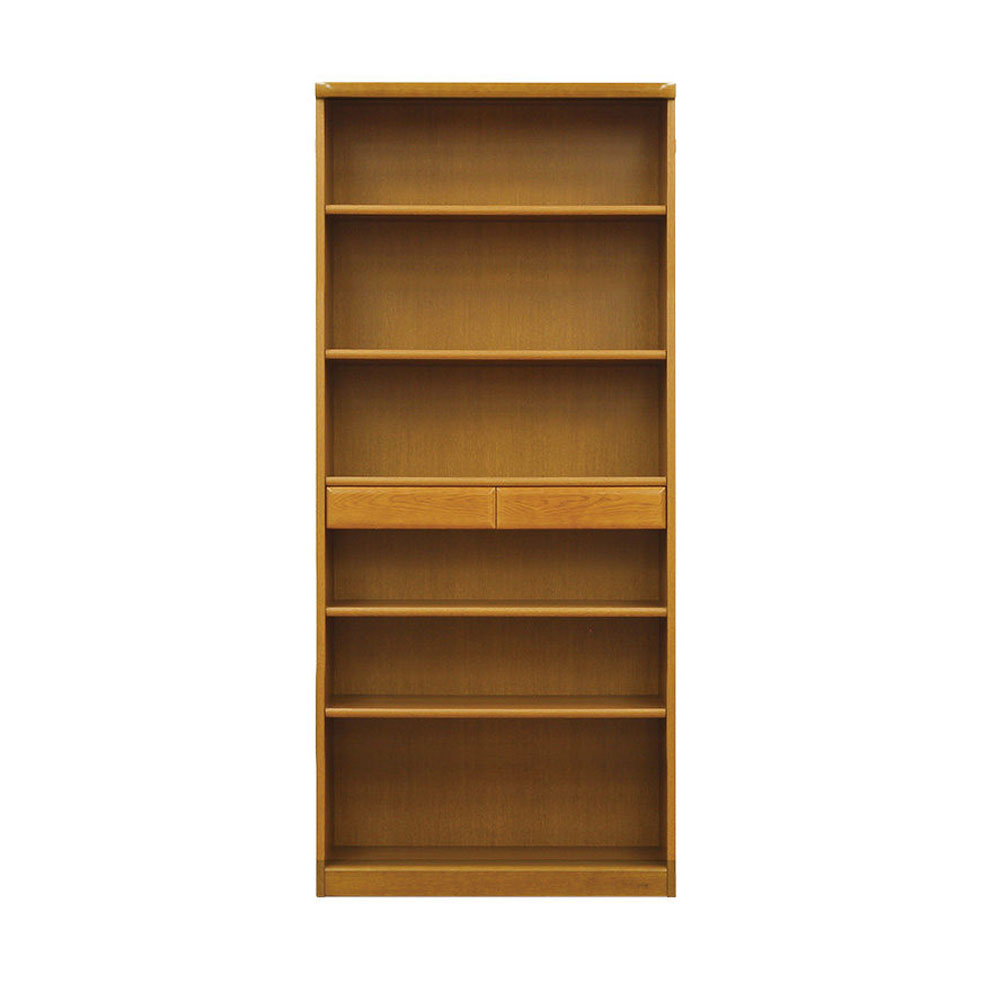 浜本工芸 書棚「No.3600A・No.3608A」オープンタイプ 幅85.1cm 高さ195cm 全2色［No.3600］