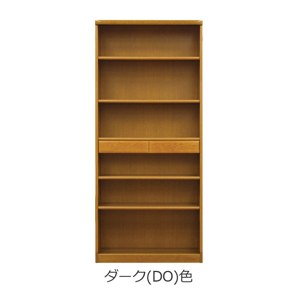 浜本工芸 書棚「No.3600A・No.3608A」オープンタイプ 幅85.1cm 高さ195cm 全2色［No.3600］