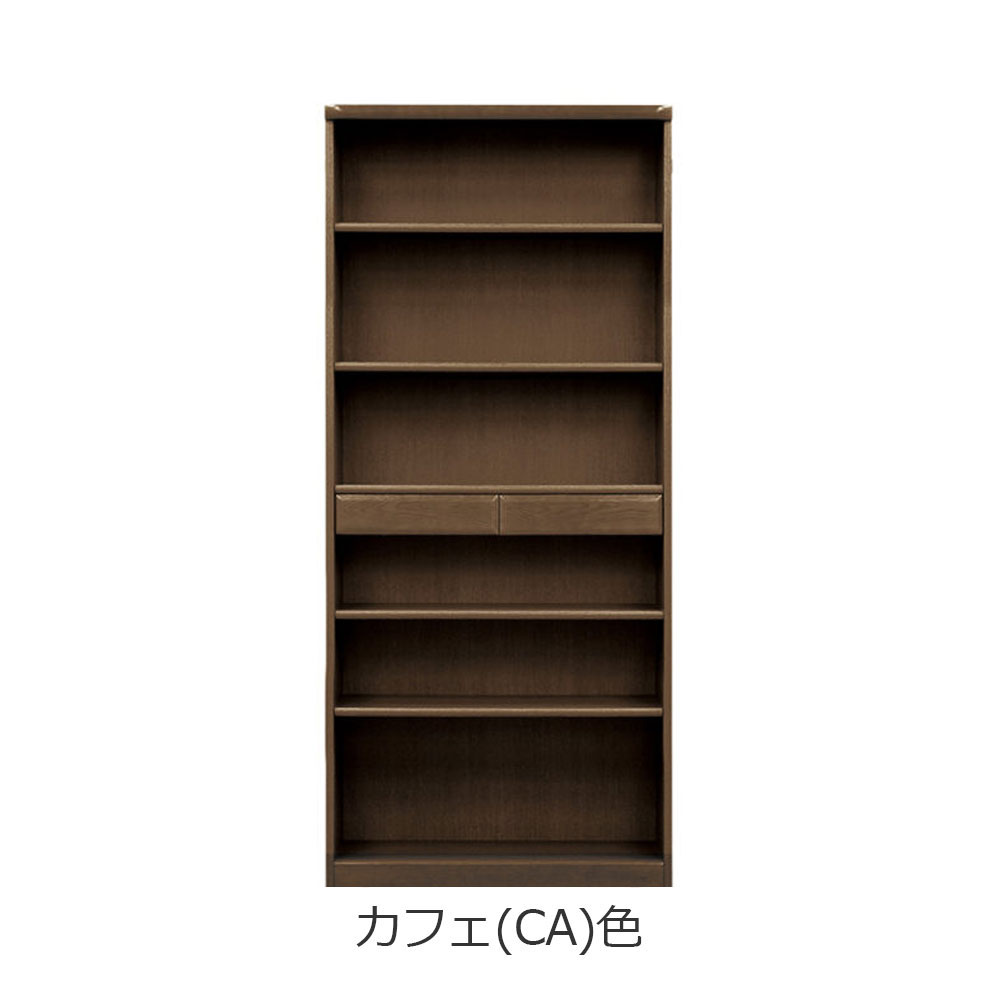 浜本工芸 書棚「No.3600A・No.3608A」オープンタイプ 幅85.1cm 高さ195cm 全2色［No.3600］