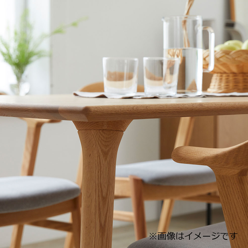 ダイニングテーブル「フィルプラス」長方形4本脚タイプ 4サイズ エッジデザイン3種 樹種・塗装色5種【受注生産品】