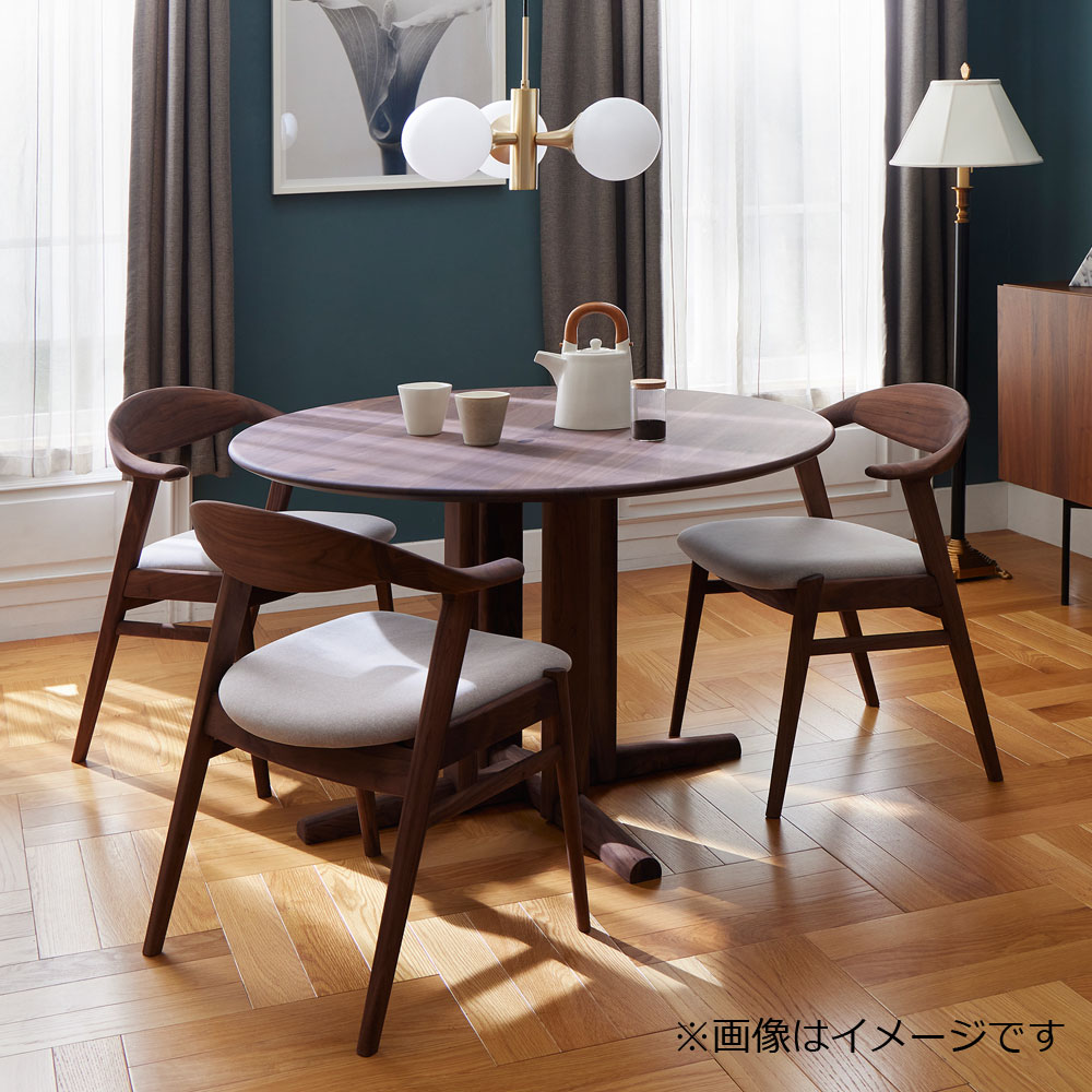 ダイニングチェア(半肘付き)「フィルプラス Cタイプ」樹種・塗装色5種 張地17種【受注生産品】