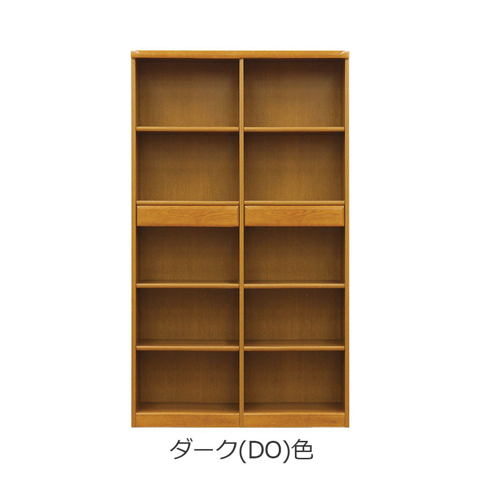 浜本工芸 書棚「No.3600A・No.3608A」オープンタイプ 幅105.1cm 高さ180cm 全2色［No.3600］