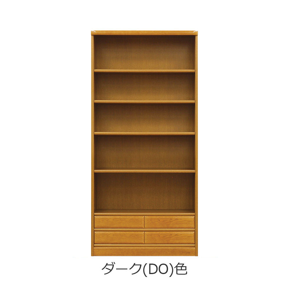 浜本工芸 書棚「No.3600D・No.3608D」オープンタイプ 幅85.1cm 高さ180cm 全2色［No.3600］【受注生産品】