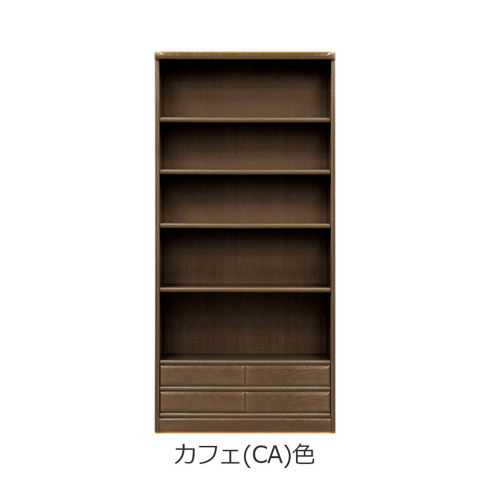 浜本工芸 書棚「No.3600D・No.3608D」オープンタイプ 幅85.1cm 高さ180cm 全2色［No.3600］【受注生産品】