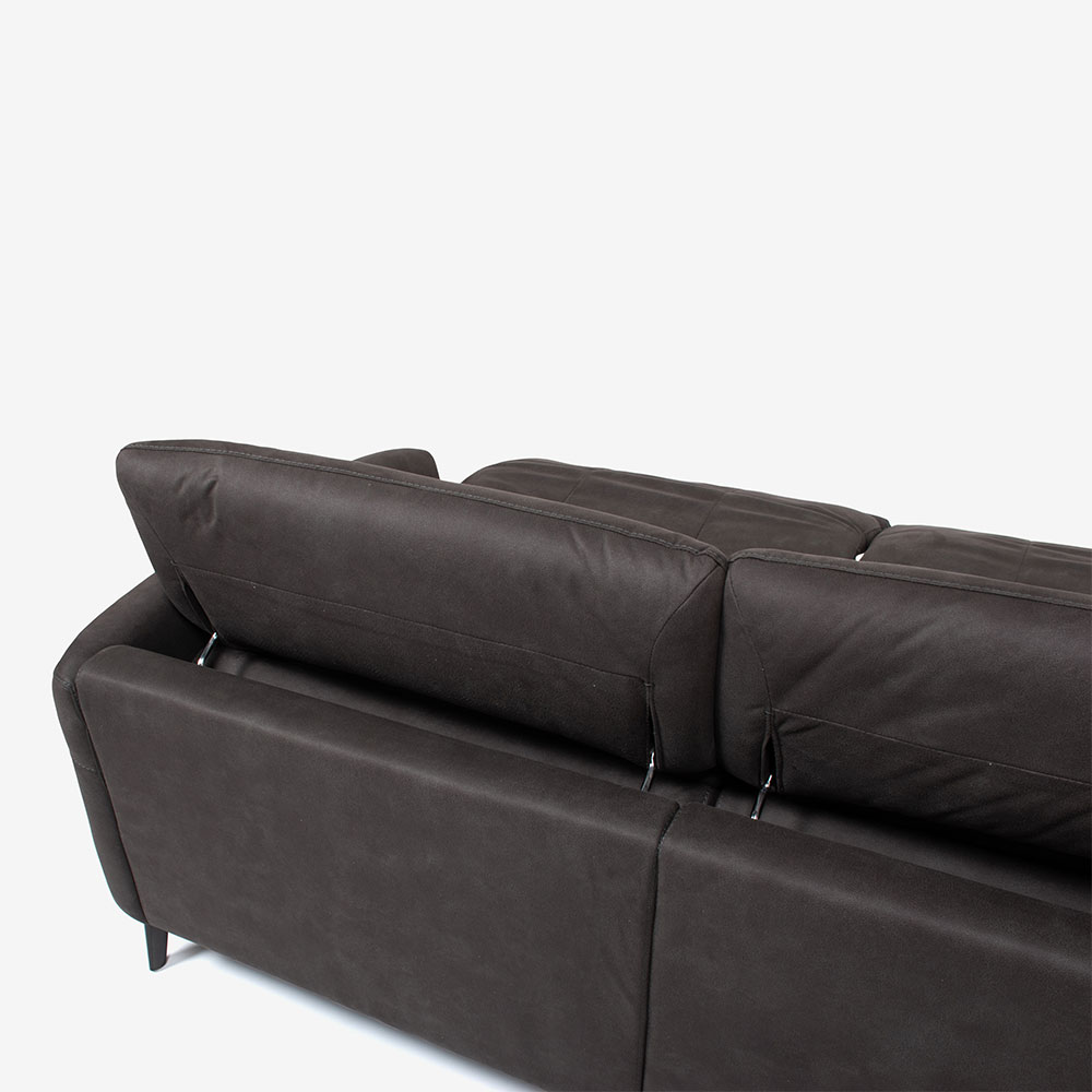 電動リクライニング ソファ「サントル」幅194cm 布グレー GRY＃B-16