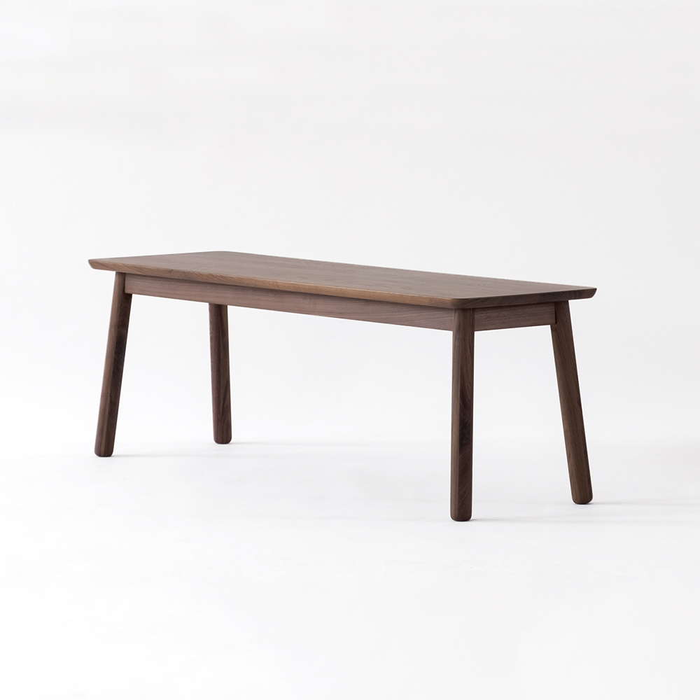 IKASAS(イカサ)ベンチ「SUIPPO-スイッポ BENCH」ウォールナット材
