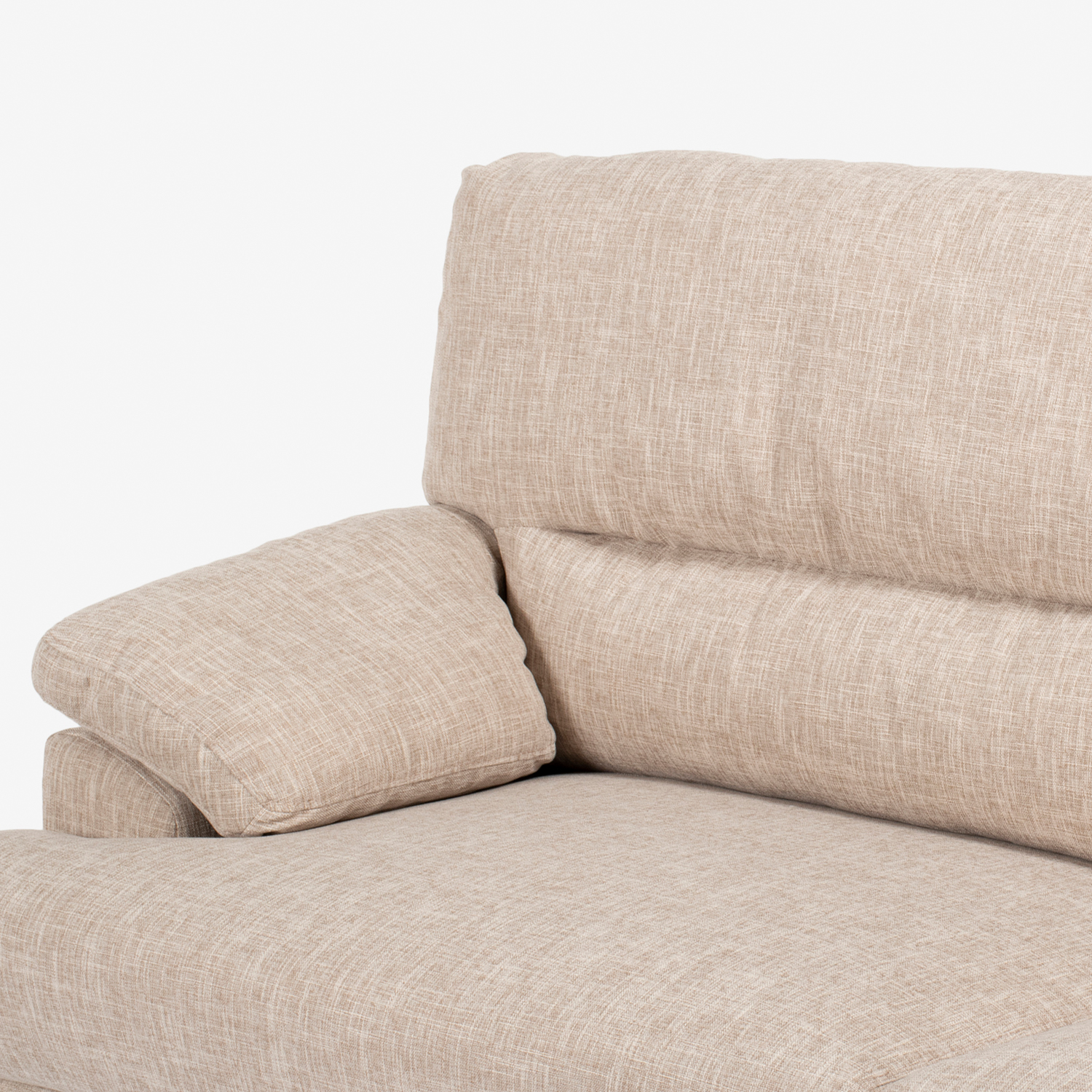 ソファ 3人掛け「アクア SD-341C」幅196cm 布#FG220-3D ベージュ色  脚部全2色