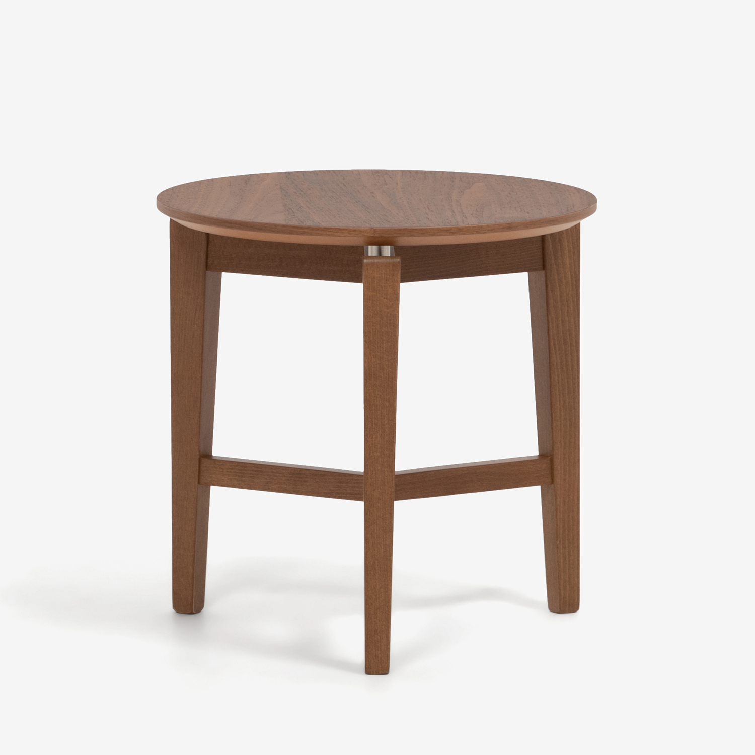 Calligaris(カリガリス)サイドテーブル 「シンボル CS5055-P」丸400 ウォールナット色