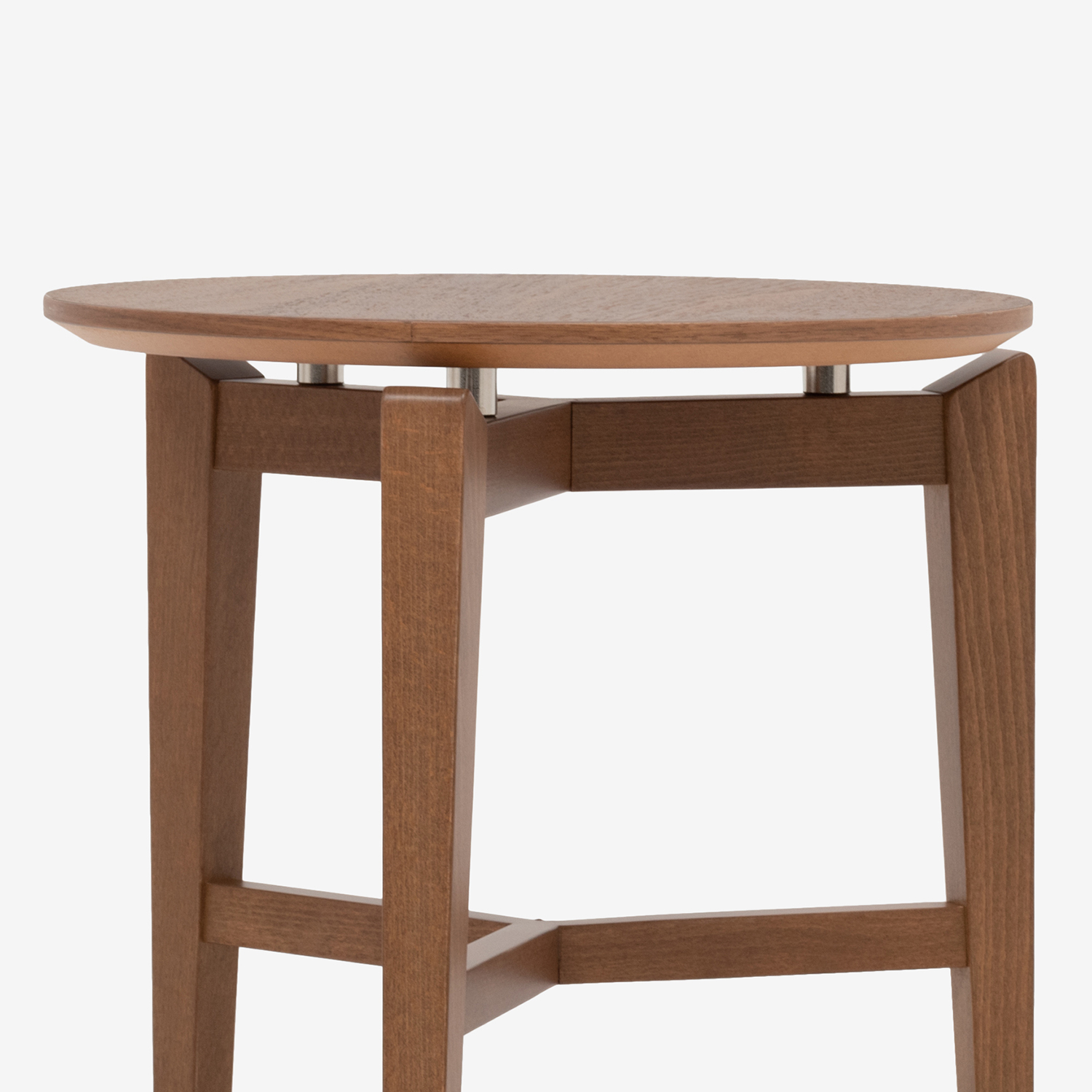 Calligaris(カリガリス)サイドテーブル 「シンボル CS5055-P」丸400 ウォールナット色