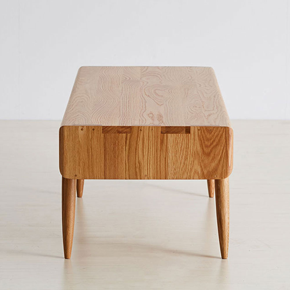 起立木工 センターテーブル 「KISSUI(キッスイ)」幅120cm ナラ材