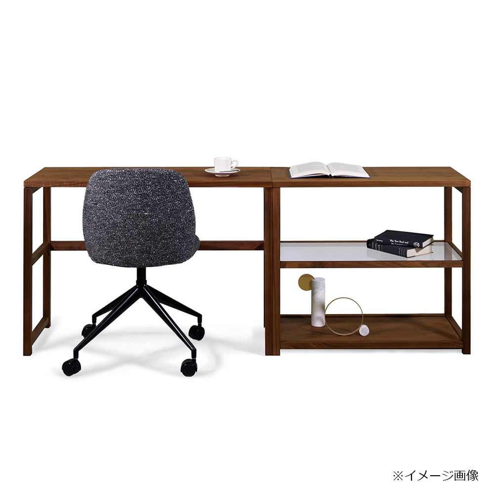MASTERWAL(マスターウォール)シェルフ「KAKTAS カクタス KKTSFG-8072-WN」幅80cm ウォールナット材 オイル仕上げ 【受注生産品】