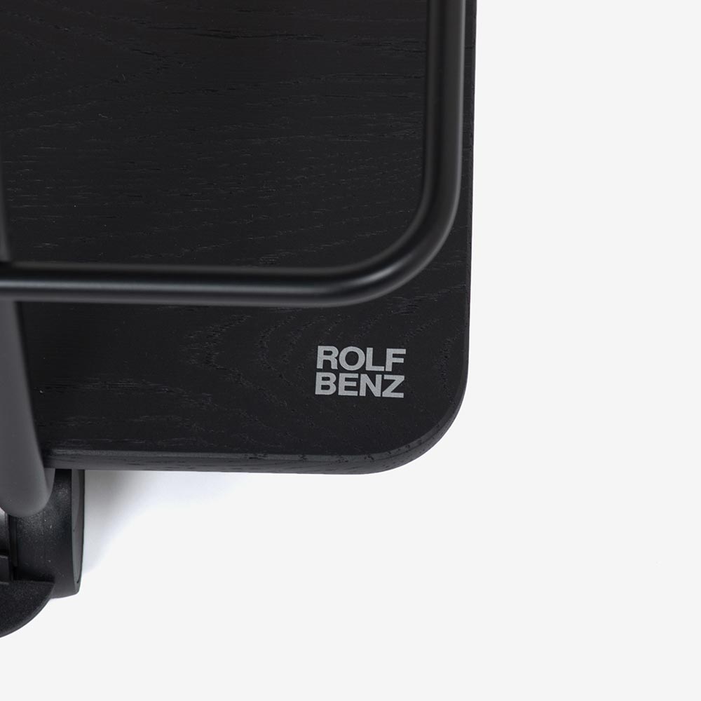 ROLF BENZ(ロルフベンツ)サービングカート「931-321」オーク材 ブラック色【次回入荷未定】