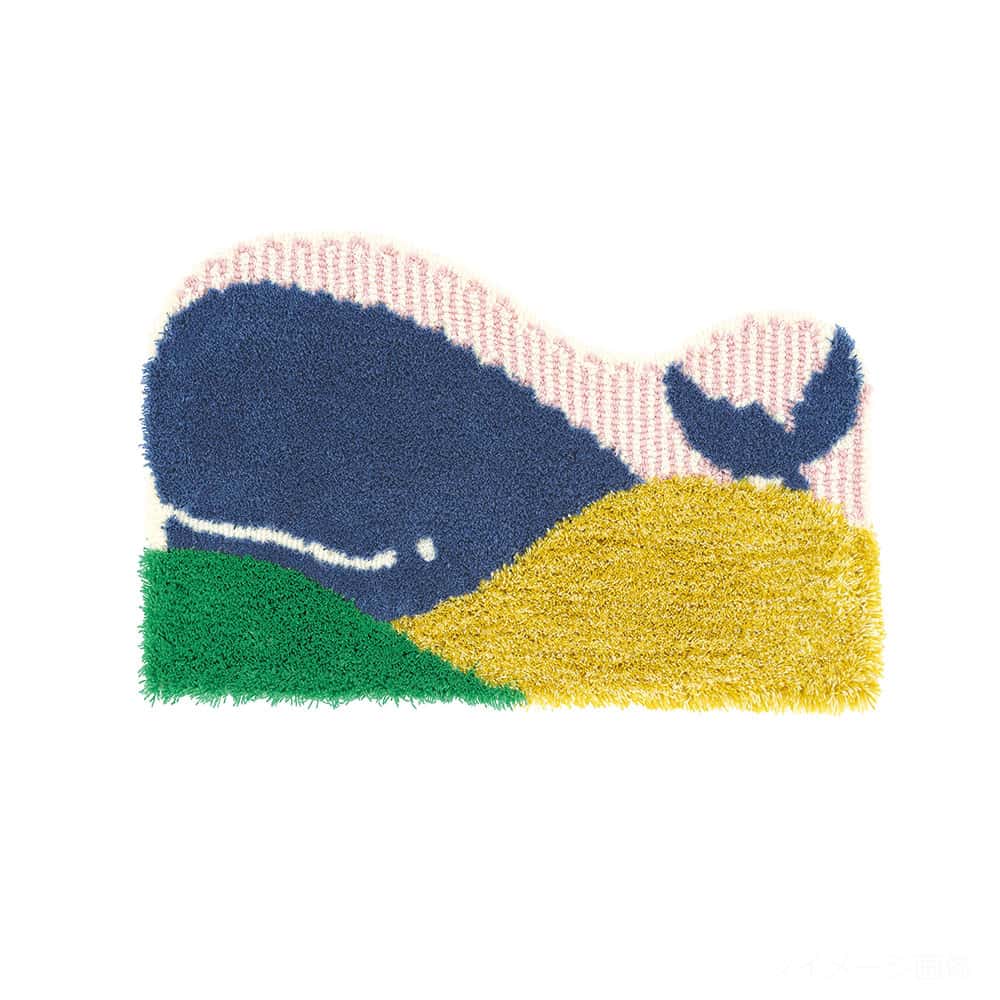 マット「クジラボヤージュ」 45x75cm【次回入荷未定】
