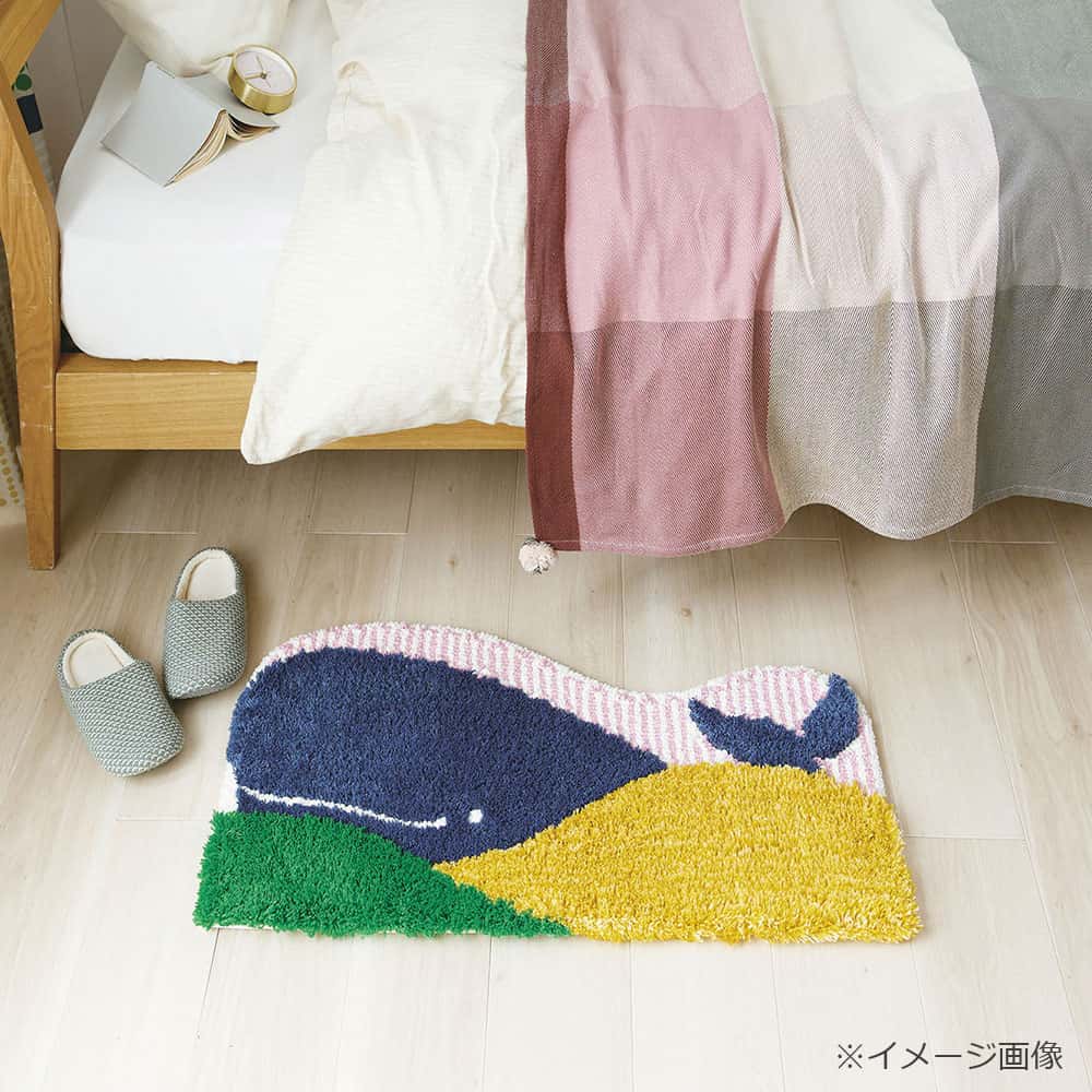 マット「クジラボヤージュ」 45x75cm【次回入荷未定】