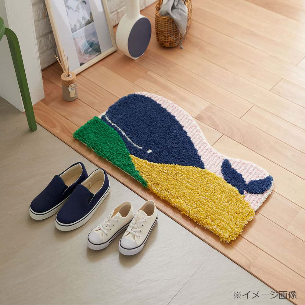 マット「クジラボヤージュ」 45x75cm【次回入荷未定】