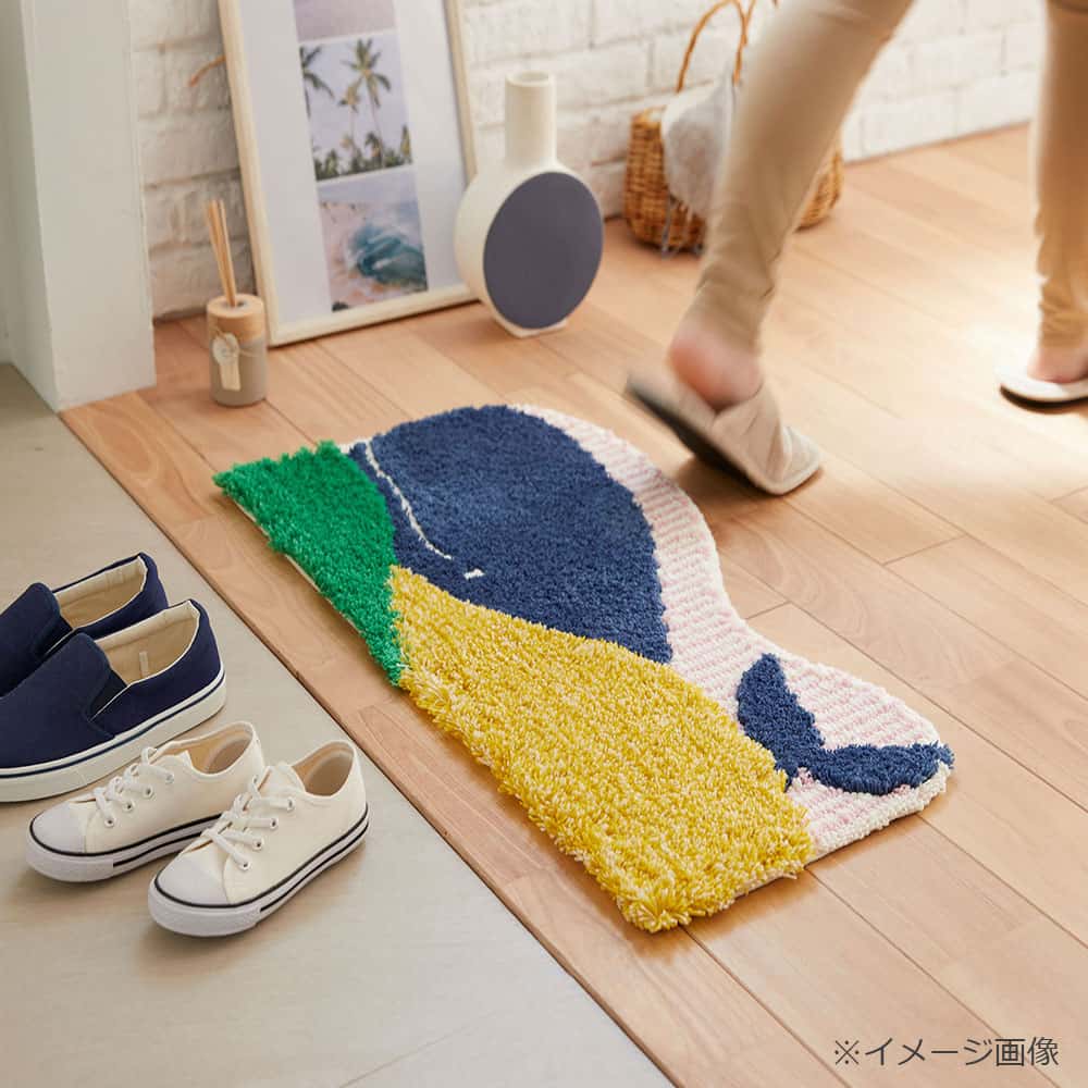 マット「クジラボヤージュ」 45x75cm【次回入荷未定】