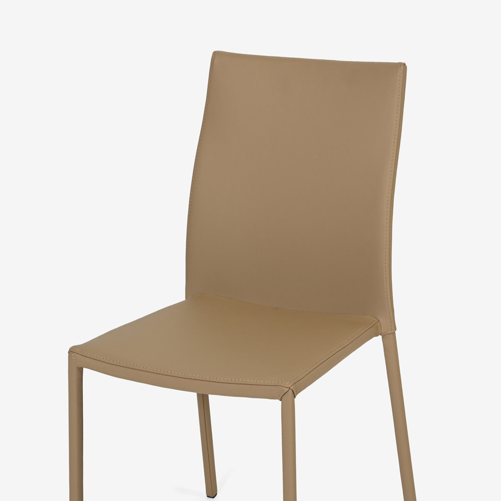 ligne roset(リーン・ロゼ)ダイニングチェア「ロゼスリム」革ベージュ【受注生産品】【LIGNE ROSET FAIR 6月28日(日)まで15%OFF】